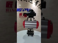 Pneumatischer Aktorenbetrieb WCB NPT BSP Gewinde 3PC Kugelventil